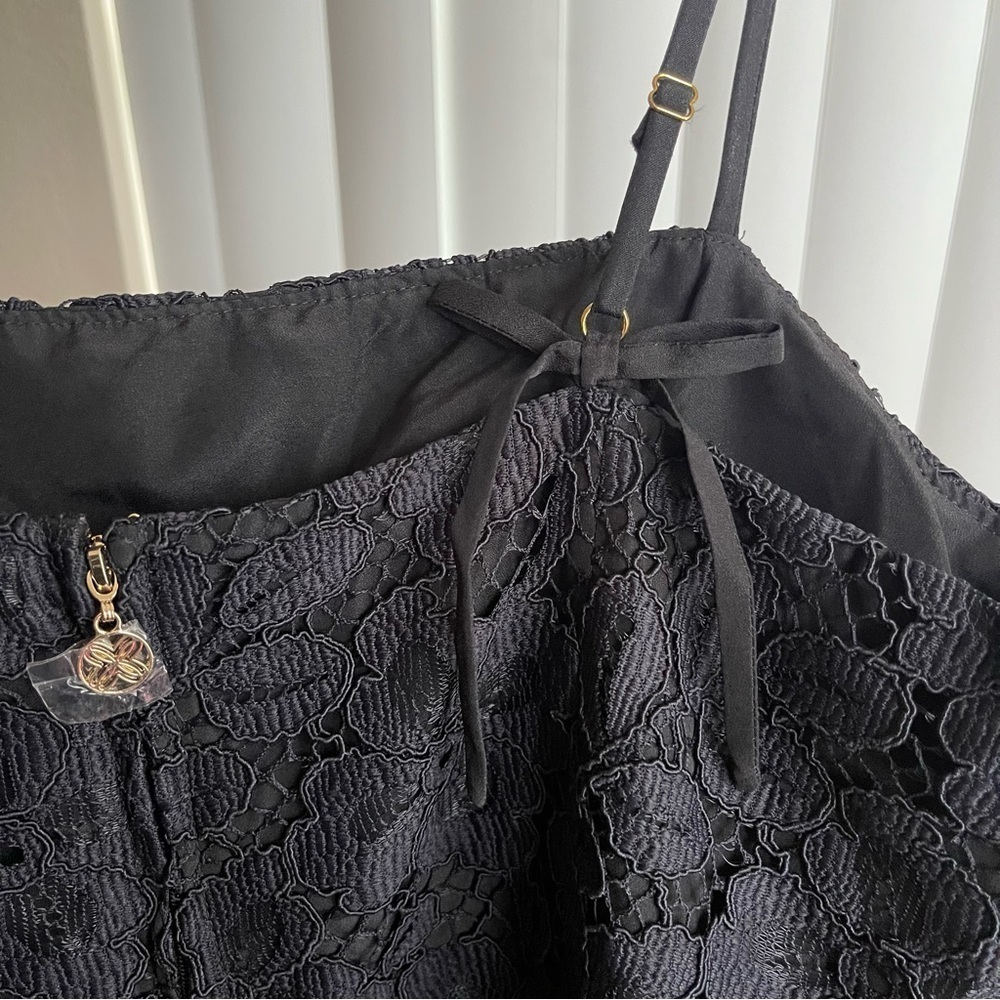 Lilly Pulitzer Maret Lace Dress Noir Size 14 - Picture 8 of 16